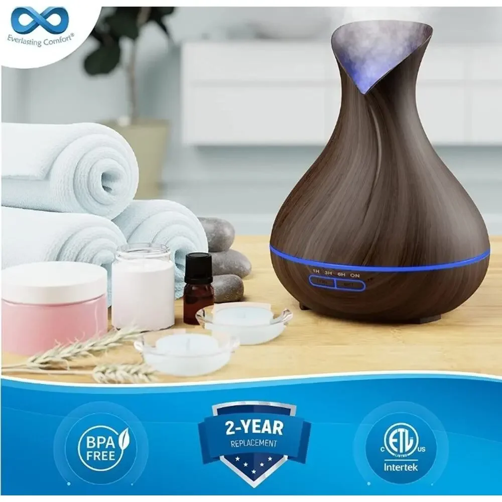 Essential Aroma Oil Diffuser For Large Room Ultrasonic Aromatherapy 500 ml